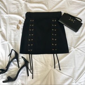 Black Zara Knit Skirt